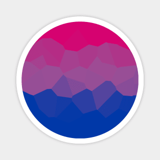 Bi flag poly design subtle Magnet